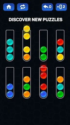Скриншот 5 — Ball Sort - Color Sort Puzzle