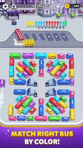 Скриншот 1 — Bus Out: парковка игра