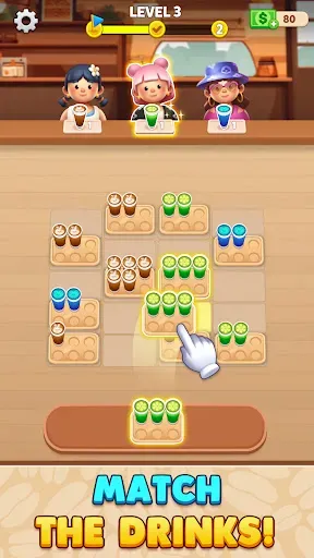 Скриншот 1 — Coffee Match: Sorting Game