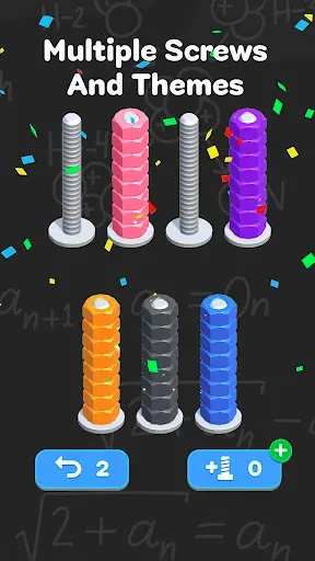 Скриншот 2 — Nuts Sort - Color Sort