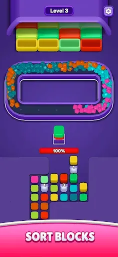 Скриншот 2 — Color Block Sort