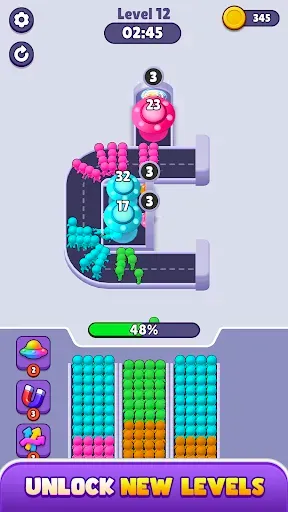 Скриншот 2 — Crowd Jam: Boarding Puzzle
