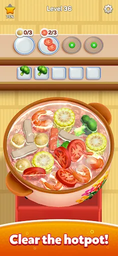 Скриншот 2 — Hotpot Go: Сортировка Еды
