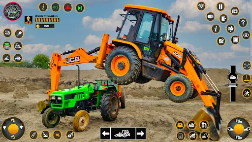 Скриншот 8 — Снежный экскаватор 3d игры jcb