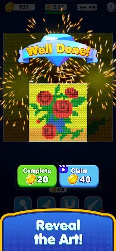 Скриншот 3 — Jewel Art: Color Sort