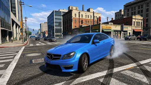Скриншот 2 — City Car Driving & Stunt Game