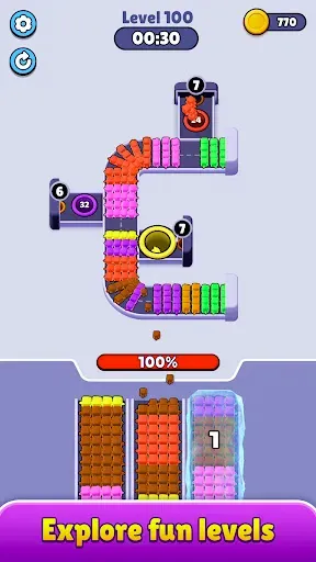 Скриншот 6 — Hole Jam: Flow Puzzle