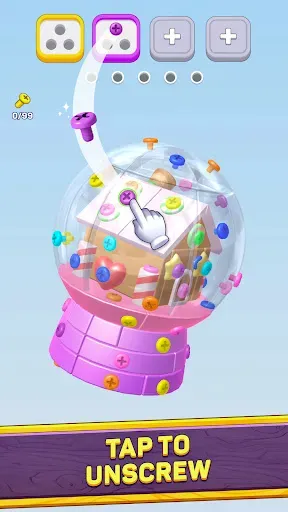 Скриншот 1 — Screwzle 3D: Screw Puzzle