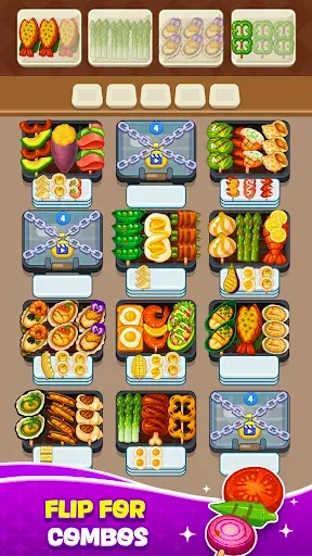 Скриншот 5 — Skewer Jam: Food Sort