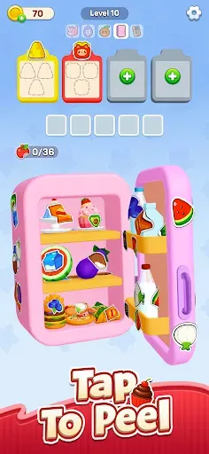 Скриншот 1 — Sticker Sort Puzzle