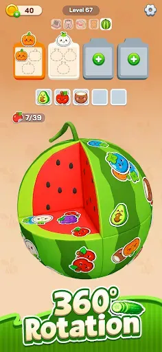 Скриншот 3 — Sticker Sort Puzzle
