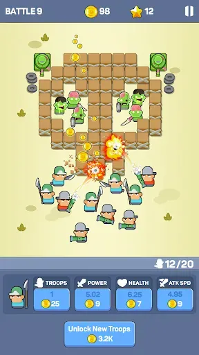 Скриншот 2 — Idle Warriors