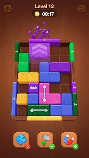 Скриншот 2 — Wood Away, Block Jam