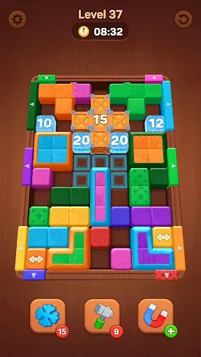 Скриншот 3 — Wood Away, Block Jam