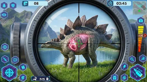 Скриншот 7 — Dino Hunter Wild Shooting Game