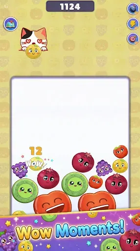 Скриншот 1 — Fruite Merge & Munch