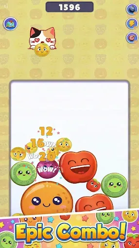 Скриншот 4 — Fruite Merge & Munch