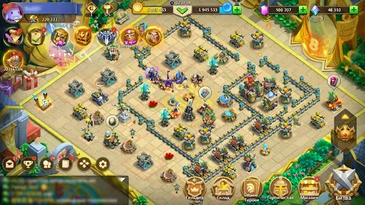 Скриншот 1 — Castle Clash: Правитель мира