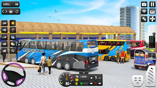 Скриншот 1 — Real Bus Driving Games Sim 3D
