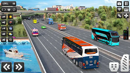 Скриншот 7 — Real Bus Driving Games Sim 3D
