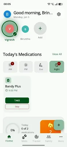Скриншот 1 — Medicare & Pills Reminder