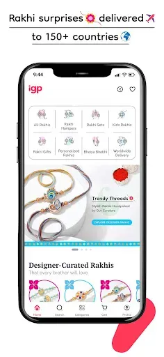 Скриншот 3 — IGP: Flowers, Cakes, Gifts App