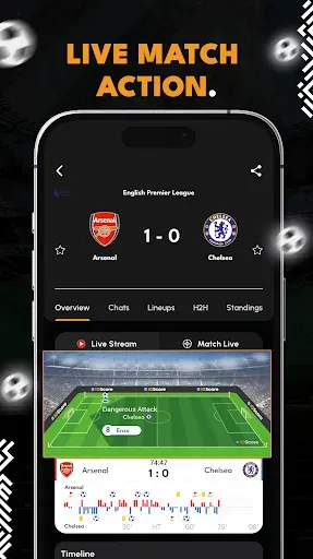 Скриншот 4 — Live Soccer Scores - IGScore