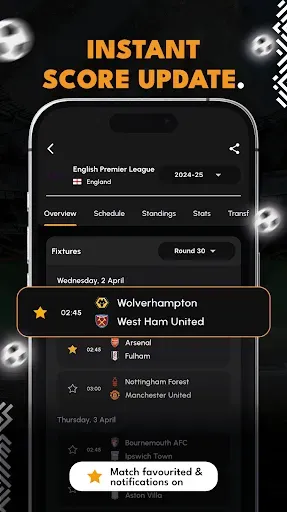 Скриншот 6 — Live Soccer Scores - IGScore