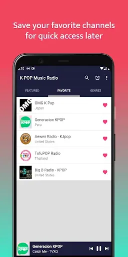 Скриншот 1 — K-POP Music Radio