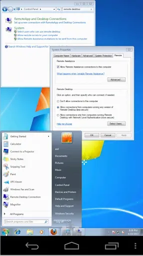 Скриншот 3 — aRDP: Secure RDP Client