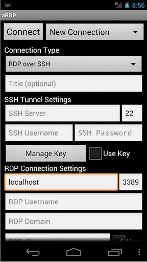 Скриншот 6 — aRDP: Secure RDP Client