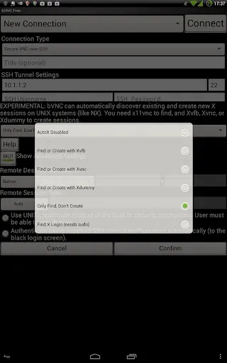 Скриншот 3 — bVNC: Secure VNC Viewer
