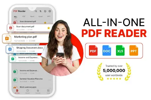 Скриншот 1 — PDF Reader - PDF Converter