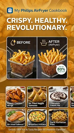 Скриншот 1 — My Philips AirFryer Cookbook