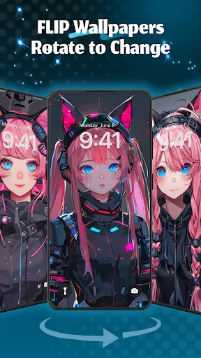 Скриншот 8 — тема Neon Love