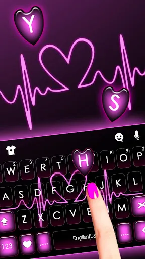 Скриншот 2 — тема Pink RGB Heart