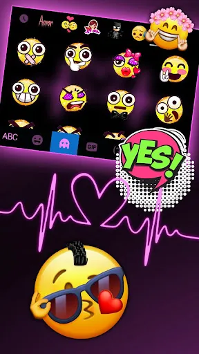 Скриншот 3 — тема Pink RGB Heart