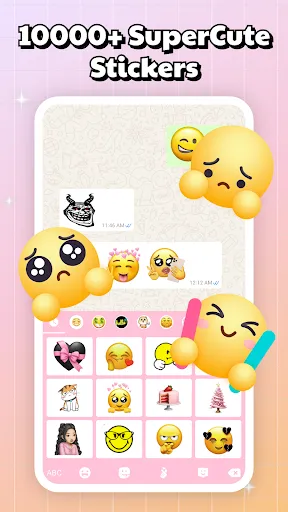 Скриншот 4 — Sticker & Emoji - Memes Maker