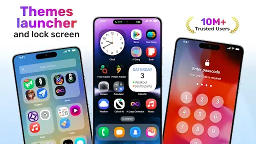 Скриншот 1 — Theme Launcher and Lock Screen