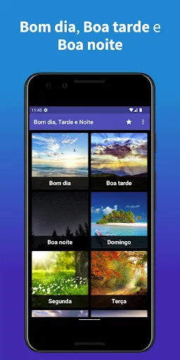 Скриншот 1 — Bom Dia Boa Tarde e Boa Noite