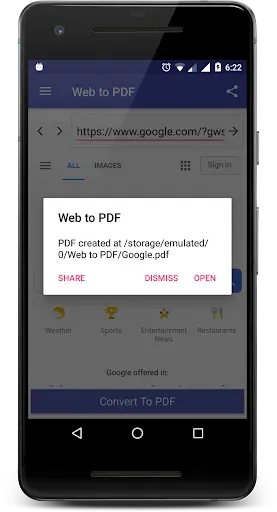 Скриншот 3 — Web to PDF Converter