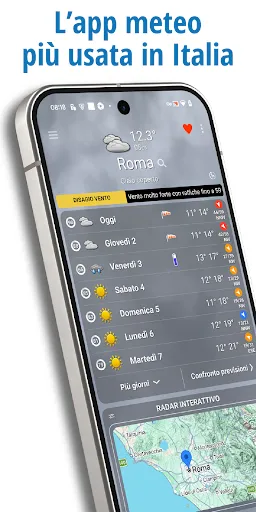 Скриншот 1 — iLMeteo: previsioni meteo