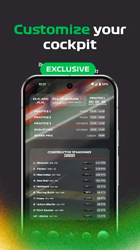Скриншот 6 — Racify - Beautiful F1 widgets