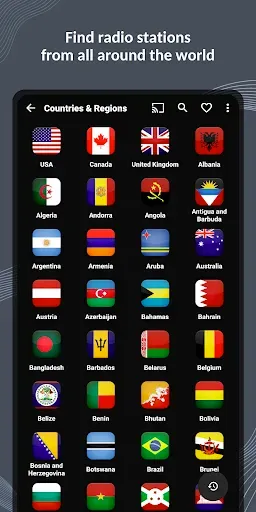 Скриншот 2 — VRadio - Online Radio App