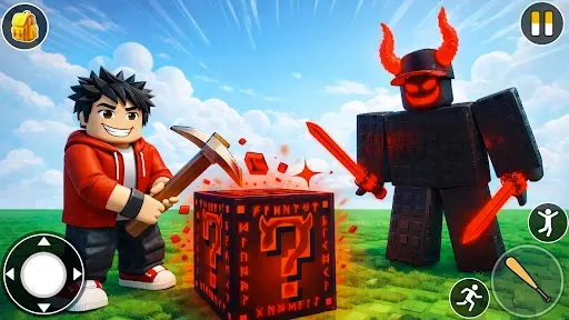 Скриншот 4 — Break a Lucky Block Game 3D