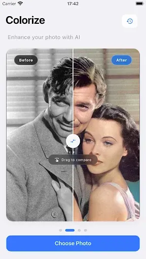 Скриншот 2 — Lumini - AI Photo Enhancer