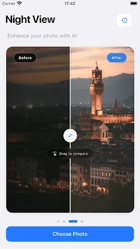 Скриншот 3 — Lumini - AI Photo Enhancer