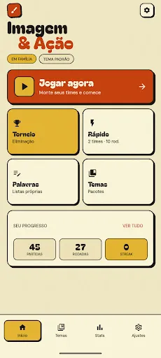 Скриншот 1 — Imagem e Ação: Jogo de Mímicas