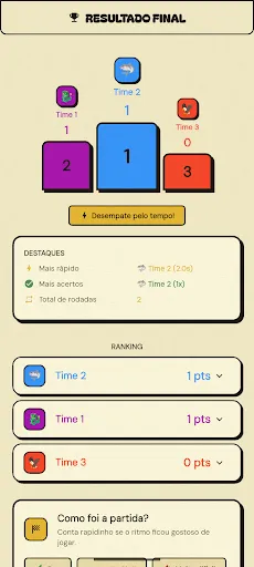 Скриншот 8 — Imagem e Ação: Jogo de Mímicas