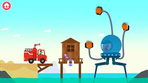 Скриншот 2 — Дино Пожарный:Игра для детей